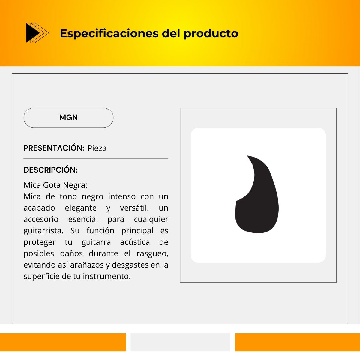 Mica Gota Negra MGN