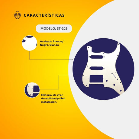 Mica Para Guitarra Eléctrica ST-202