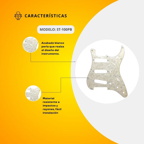 Mica Para Guitarra Eléctrica ST-100PB