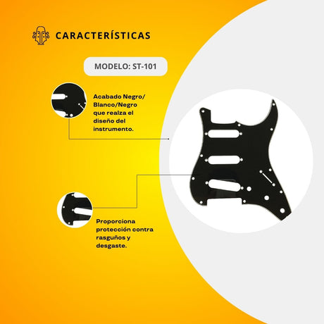 Mica Sencilla Para Guitarra Eléctrica ST-101
