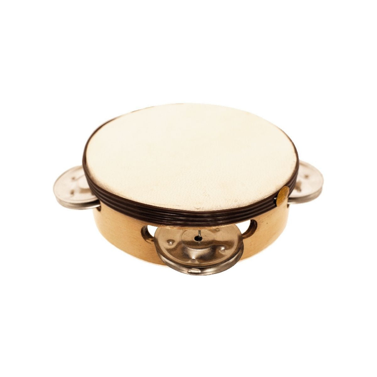 Pandero de Pino Sencillo con Parche 4" PC-1