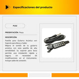 Pastilla Para Guitarra Acústica Soporte Para Boca PU32