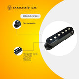 Pastilla Sencilla Para Guitarra Eléctrica SP-001