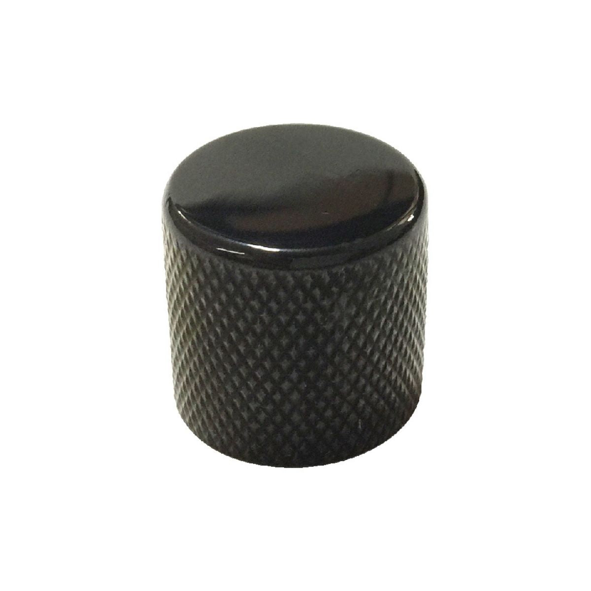 Perilla Plana Metálica Color Negro Con Tornillo NS004