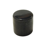 Perilla Plana Metálica Color Negro Con Tornillo NS004