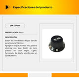 Perilla De Tono Sencilla De Plástico Para Guitarra Eléctrica DPK-200NT