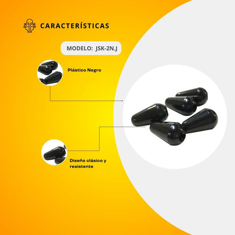 Perilla Para Interruptor de Guitarra Eléctrica JSK-2N.J