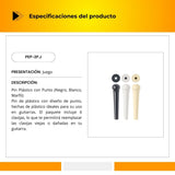 Pin De Plástico Para Guitarra PEP-2P.J