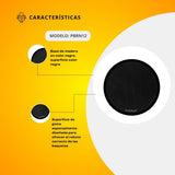 Practicador De Batería De Mesa De 12"Color Negro PBRN12