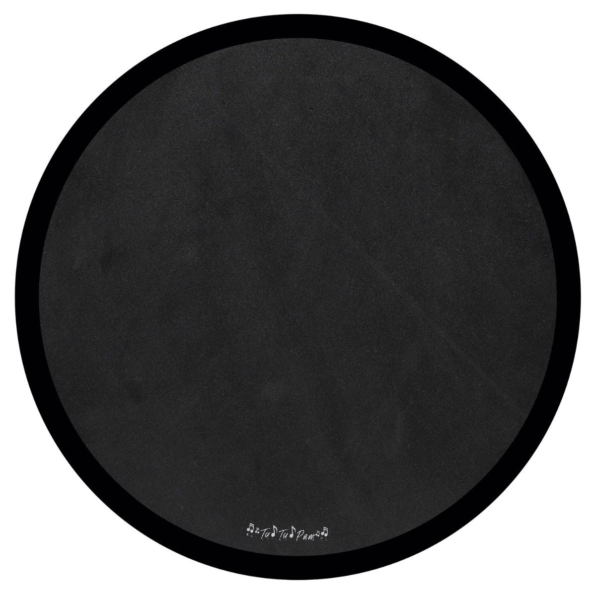 Practicador De Batería De Mesa De 16" Color Negro PBRN16