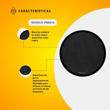 Practicador De Batería De Mesa De 16" Color Negro PBRN16