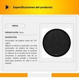 Practicador De Batería De Mesa De 16" Color Negro PBRN16