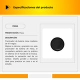 Practicador De Batería De Mesa Tamaño Mediano de 8" Color Negro PBRN8