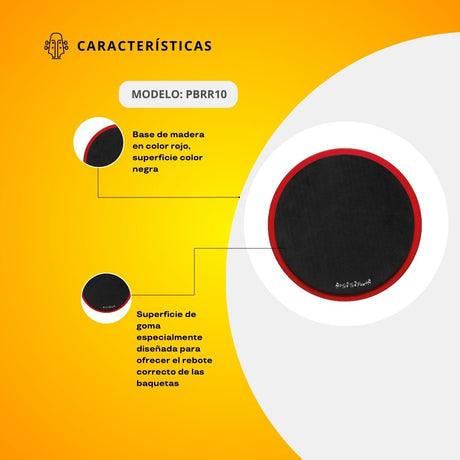 Practicador De Batería De Mesa Tamaño Grande PBRR10