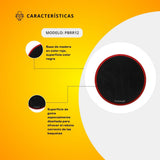 Practicador De Batería De Mesa De 12" Rojo PBRR12