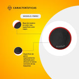 Practicador De Batería De Mesa Tamaño Chico Rojo PBRRC