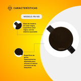 Practicador De Batería Viajero Color Negro PB-165