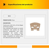 Puente De Maple De Primera Calidad Para Violín 4/4 Y 3/4 VB-2