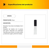 Raspador Para Güiro Puntas De Acero Inoxidable 39RGM4