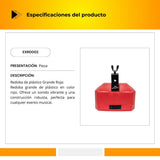 Redoba De Plástico Tamaño Grande Color Rojo EXRD002