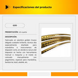 RIEL GOLDEN BRASS (mandolina ) duro UN CUARTO 1/4 (14 mts. Aprox.) G21D