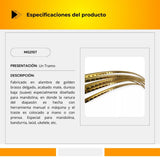 RIEL GOLDEN BRASS (mandolina ) duro UN TRAMO MG21ST