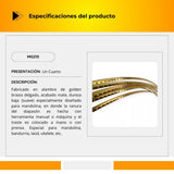 RIEL GOLDEN BRASS (mandolina ) duro UN CUARTO 1/4 MG21S