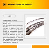 Riel Nickel Silver (Guitarra ) duro UN CUARTO 1/4 (11 mts. Aprox.) N22D