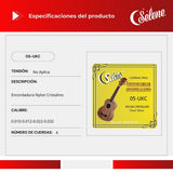 Cuerdas Para Ukelele Soprano Selene 05-UKC Nylon Blanco