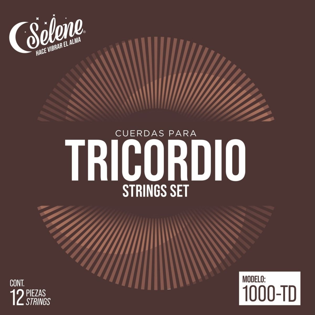 Cuerdas Para Tricordio Selene 1000-TD Entorchado Plateado