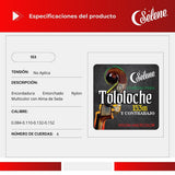 Cuerdas Para Tololoche Contrabajo Selene 153 Nylon Multicolor