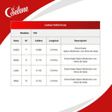 Cuerdas Para Tololoche Contrabajo Selene 153 Nylon Multicolor