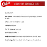 Cuerdas Para Tololoche Contrabajo Selene 153N Nylon Negro