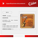Cuerdas Para Tiple Colombiano Selene 20-TC Entorchado Plateado