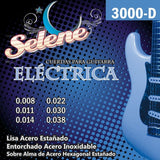Selene Acero Inoxidable 08-38 Cuerdas Para Guitarra Eléctrica 3000-D