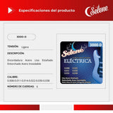 Selene Acero Inoxidable 08-38 Cuerdas Para Guitarra Eléctrica 3000-D
