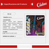 Cuerdas para Tololoche Contrabajo Selene 153-AA Nylon Amarillo Ambar