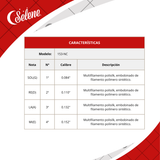 Cuerdas para Tololoche Contrabajo Selene 153-NC Nylon Naranja Candy
