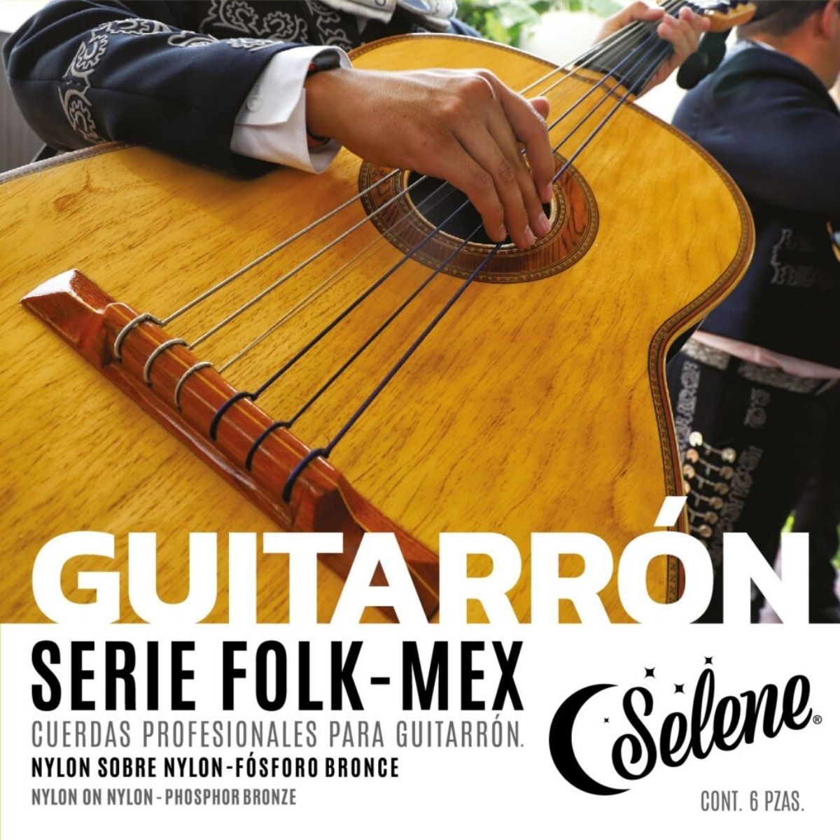 Cuerdas Para Guitarrón Folk Mex Mariachi Fosforo Bronce Selene 300-NNV