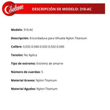 Cuerdas Vihuela Nylon Azul Cristal Selene 310-AC