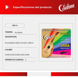 Cuerdas Para Vihuela Selene 350-A Nylon Arcoíris