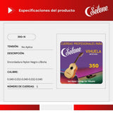 Cuerdas Para Vihuela Selene 350-N Nylon Negro