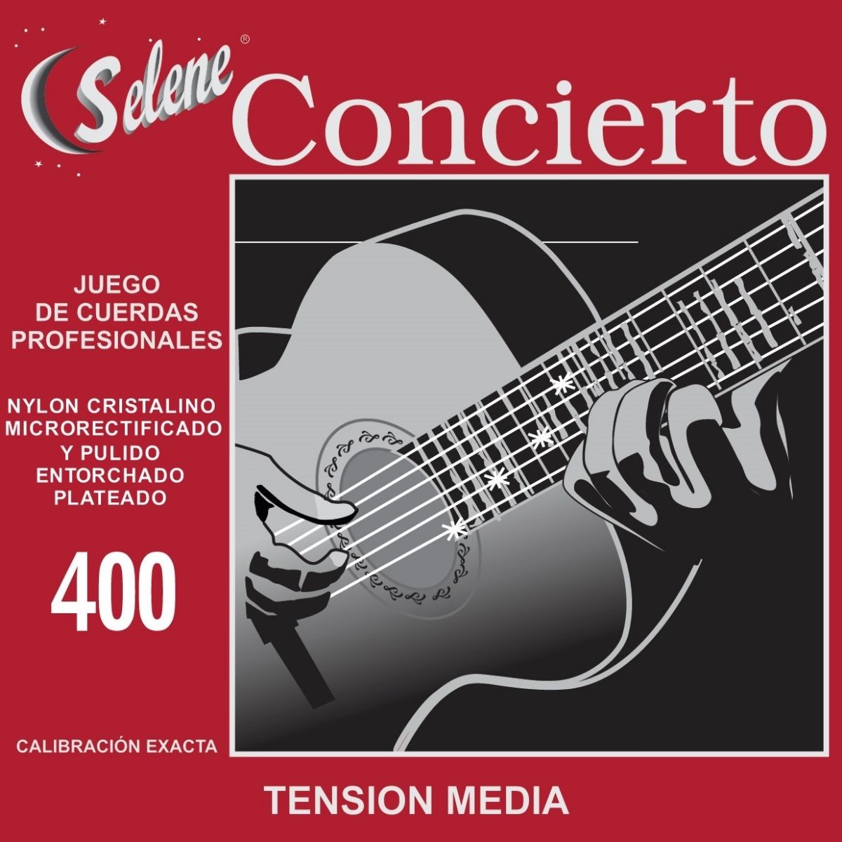Cuerdas Para Guitarra Clásica Nylon Cristalino Selene 400