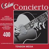 Cuerdas Para Guitarra Clásica Nylon Cristalino Selene 400