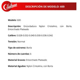 Cuerdas Para Guitarra Tipo Estudio Nylon Cristalino Selene 600