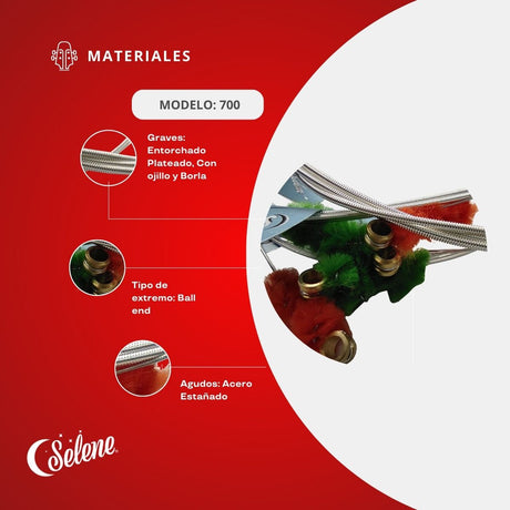 Cuerdas Para Guitarra Electroacústica Selene 700