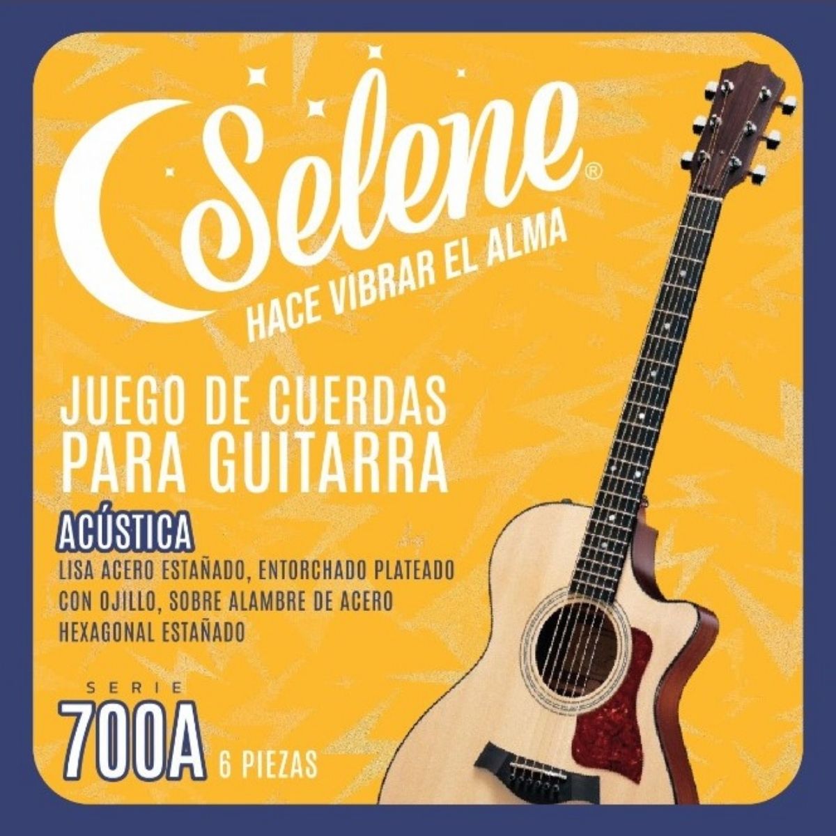 Cuerdas Para Guitarra Electroacústica Selene 700-A