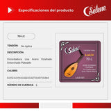 Cuerdas Para Laúd Selene 70-LC Entorchado Plateado