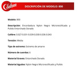 Cuerdas Para Guitarra Clásica Nylon Negro Selene 800
