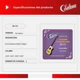 Cuerdas Para Cuatro Venezolano Selene 80-CV Nylon Negro
